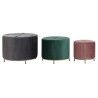 Poggiapiedi DKD Home Decor Velluto 60 x 60 x 45 cm Legno MDF