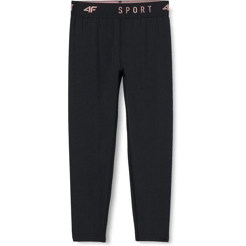 Leggings Sportivi per Bambini 4F Nero Leggings Sportivi per Bambini 4F Nero