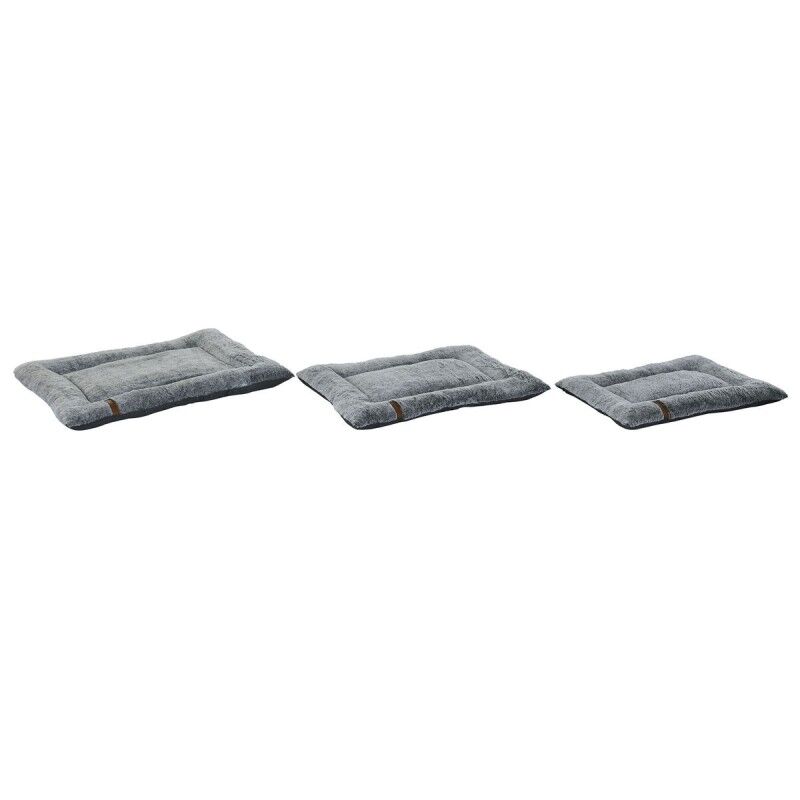 Letto per animali domestici DKD Home Decor 86 x 69 x 7 cm Grigio chiaro Letto per animali domestici DKD Home Decor 86 x 69 x 7 cm Grigio chiaro