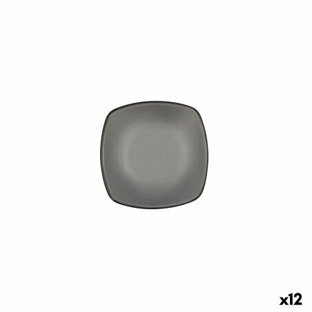 Ciotola per Aperitivi Bidasoa Gio Grigio Plastica 13 x 13 cm 12 Unità