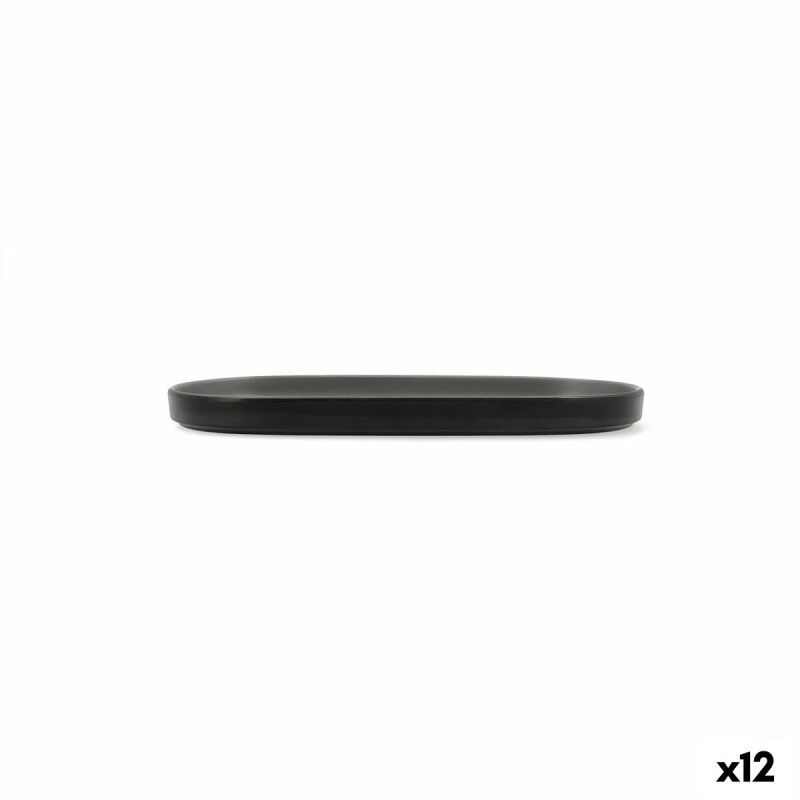 Vassoio per aperitivi Bidasoa Gio Grigio Plastica 23 x 10 cm (12 Unità) Vassoio per aperitivi Bidasoa Gio Grigio Plastica 23 x 10 cm (12 Unità)