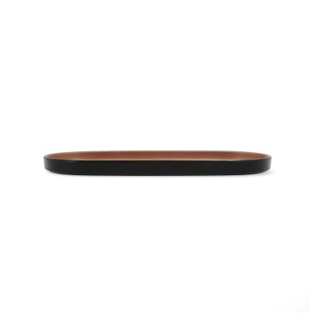 Vassoio per aperitivi Bidasoa Gio Marrone Plastica 28 x 12 cm (12 Unità)
