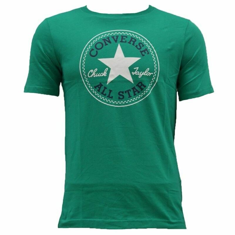 Maglia a Maniche Corte per Bambini Converse Core Chuck Taylor Patch Verde Maglia a Maniche Corte per Bambini Converse Core Chuck Taylor Patch Verde