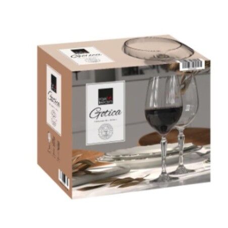 Set di calici da vino Royal Leerdam Gotica 600 ml 6 Pezzi (6 Unità)