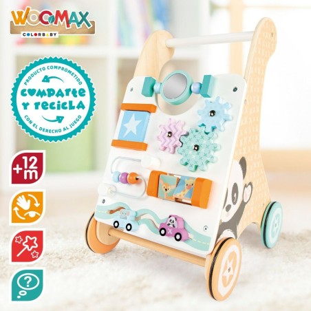 Deambulatore con ruote Woomax Centro di attività 2 Unità 29,5 x 47 x 33 cm