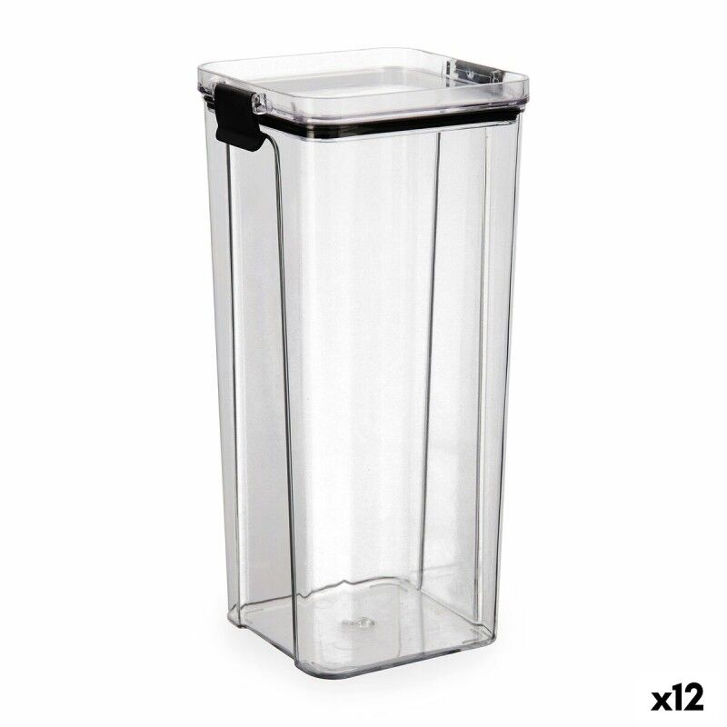 Contenitore per Conservare gli Alimenti Quid Cocco Trasparente Plastica 1,8 L (12 Unità) Contenitore per Conservare gli Alimenti Quid Cocco Trasparente Plastica 1,8 L (12 Unità)