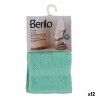 Telo da bagno Berilo 5311 Turchese 80 % cotone 20 % Poliestere 30 x 0,5 x 50 cm (12 Unità)
