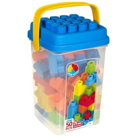 Set di Costruzioni Color Block Basic Secchio 50 Pezzi (6 Unità)