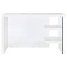Scrivania DKD Home Decor Bianco Trasparente Cristallo Legno MDF 120 x 50 x 76 cm