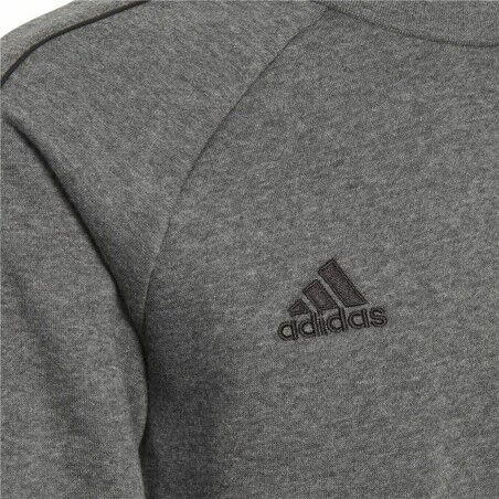 Felpa senza Cappuccio Bambino Adidas Core 18 Grigio scuro