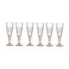 Calice da champagne Vivalto PR05720ST3/BHA6 COFF Marrone Cristallo 170 ml (6 Unità)