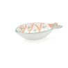 Ciotola per Aperitivi Quid Kaleido Bianco Ceramica 14 x 9 x 3 cm (4 Unità)