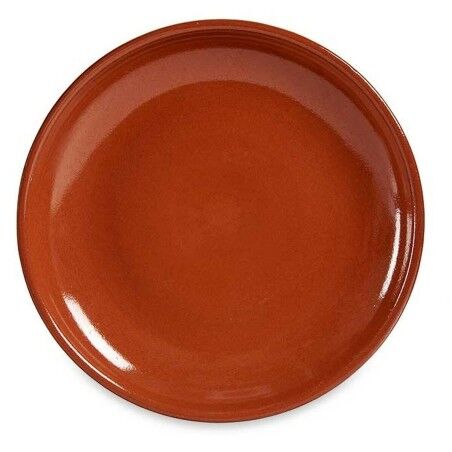 Piatto da pranzo Argilla cotta 23 x 2 x 23 cm Carne (10 Unità)