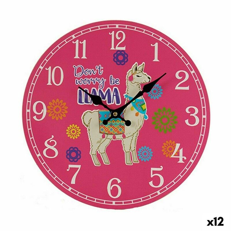 Orologio da Parete Fiamma 3 x 33,8 x 33,8 cm (12 Unità) Orologio da Parete Fiamma 3 x 33,8 x 33,8 cm (12 Unità)