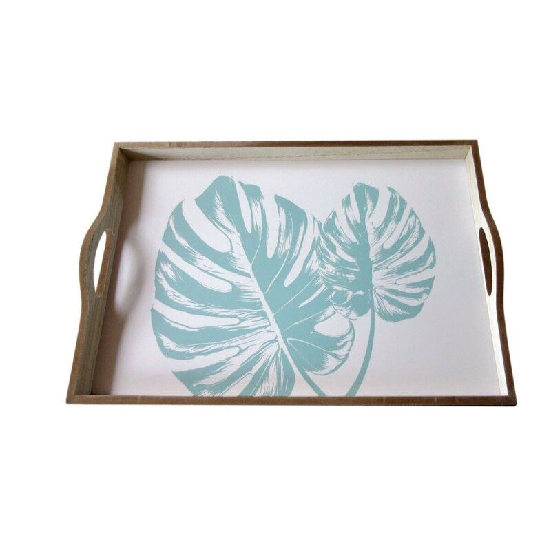Vassoio Versa Shelly Azzurro Legno MDF 30 x 5 x 45 cm Vassoio Versa Shelly Azzurro Legno MDF 30 x 5 x 45 cm