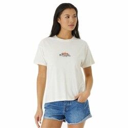 Maglia a Maniche Corte Rip Curl Sun Relaxed Bianco