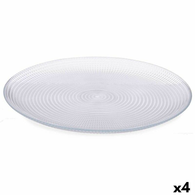 Set di piatti Pasabahce Generation Trasparente Vetro Ø 27 cm (4 Unità)