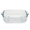 Vassoio da Forno Pasabahce Borcam 1,9 L 22 x 6 x 25,5 cm Con manici (6 Unità)