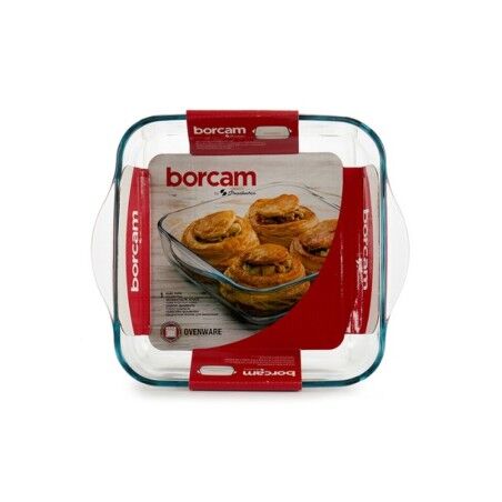 Vassoio da Forno Pasabahce Borcam 1,9 L 22 x 6 x 25,5 cm Con manici (6 Unità)