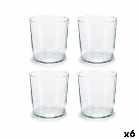 Set di Bicchieri Pasabahce Bistro Trasparente Vetro Cristallo 380 ml (6 Unità)