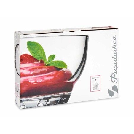Set di Ciotole Pasabahce Karaman Trasparente Vetro 275 ml (8 Unità)