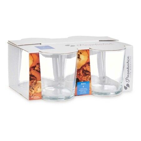 Set di Bicchieri Pasabahce Bistro Trasparente Vetro Cristallo 380 ml (6 Unità)