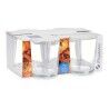 Set di Bicchieri Pasabahce Bistro Trasparente Vetro Cristallo 380 ml (6 Unità)
