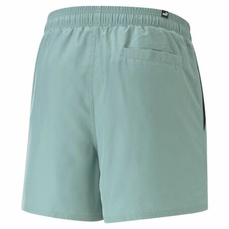 Pantaloni Corti Sportivi da Uomo Puma Ess+ Logo Power Acquamarina