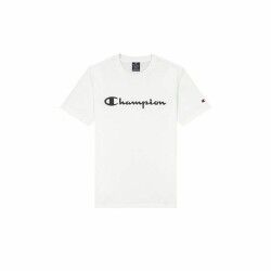 Maglia a Maniche Corte Uomo Champion Crewneck Bianco