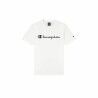 Maglia a Maniche Corte Uomo Champion Crewneck Bianco