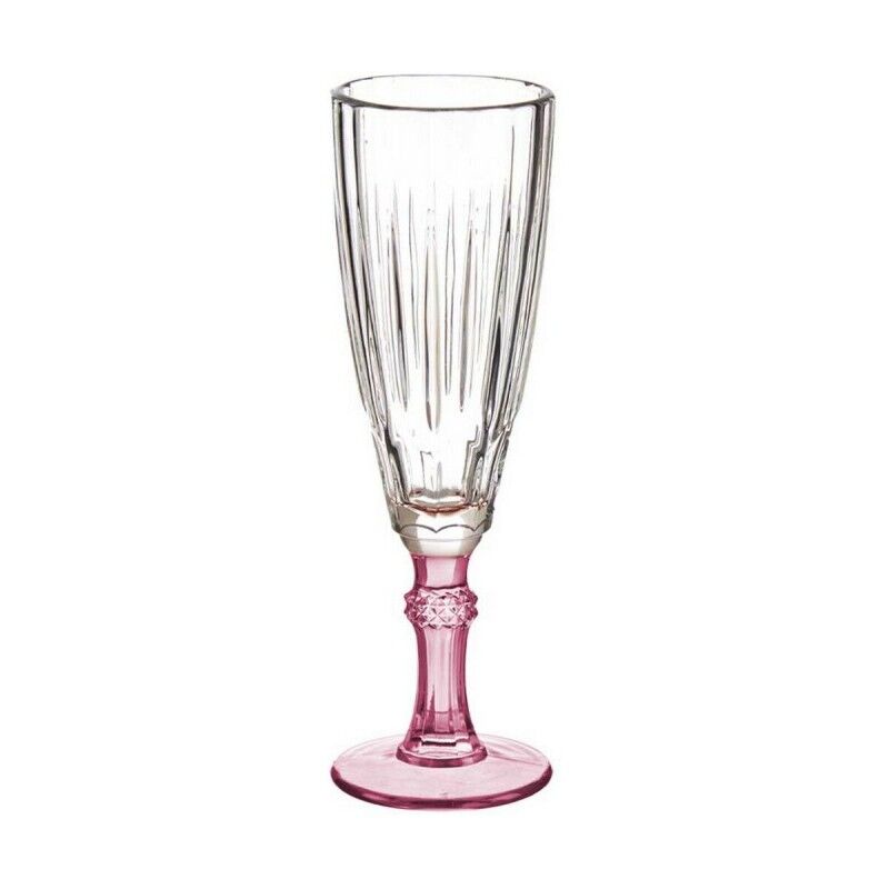 Calice da champagne Vivalto PR05720ST3/BHA6 PINK Rosa Cristallo 170 ml (6 Unità)