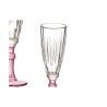 Calice da champagne Vivalto PR05720ST3/BHA6 PINK Rosa Cristallo 170 ml (6 Unità)