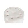Poggiapiedi DKD Home Decor Rosa Dorato Legno MDF Velluto 60 x 60 x 54 cm (3 Unità)