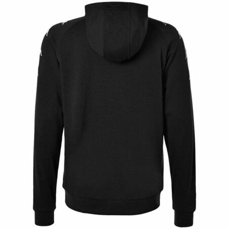 Felpa con Cappuccio Uomo Kappa Kortus Nero