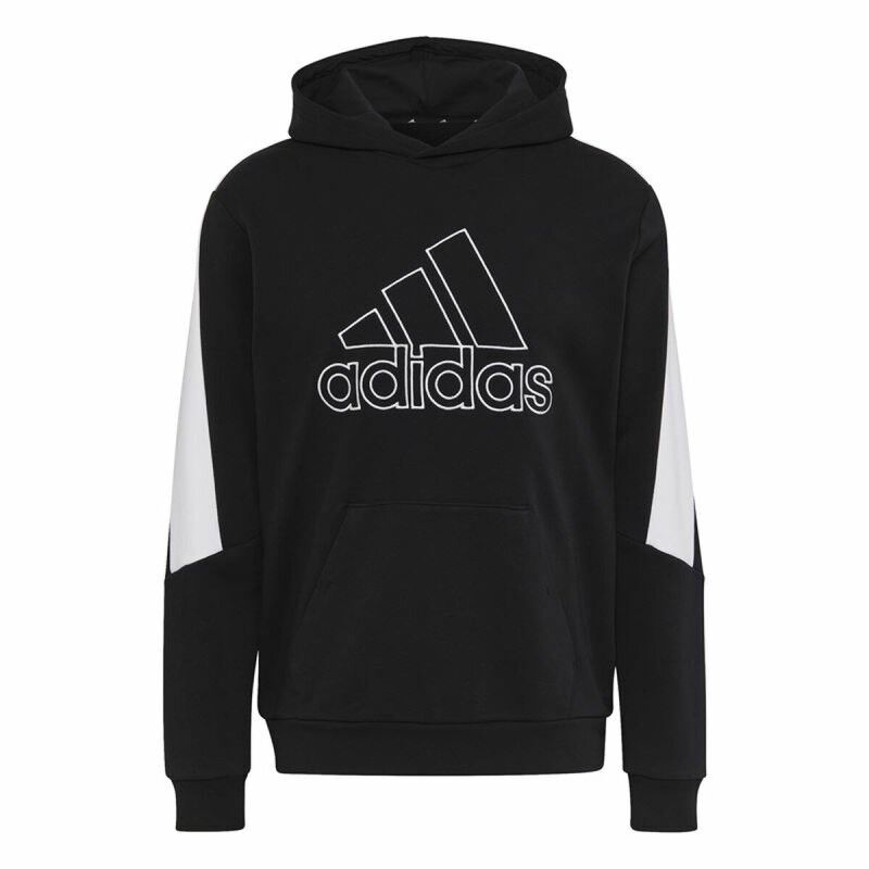 Felpa con Cappuccio Uomo Adidas Future Icons Nero Felpa con Cappuccio Uomo Adidas Future Icons Nero