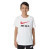 Maglia a Maniche Corte per Bambini Nike Sportswear Bianco