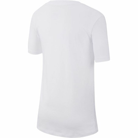 Maglia a Maniche Corte per Bambini Nike Sportswear Bianco