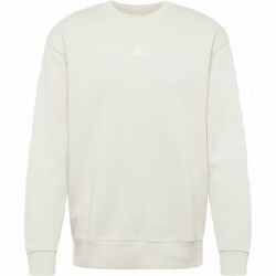 Felpa senza Cappuccio Uomo Adidas FeelVivid Drop Shoulder Beige