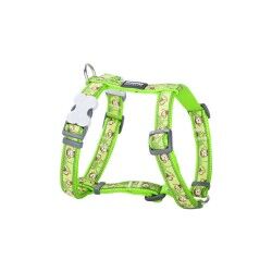Imbracatura per Cani Red Dingo STYLE MONKEY LIME GREEN 36-54 cm 30-48 cm