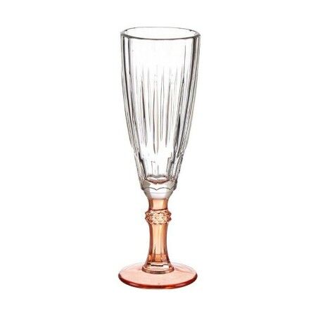 Calice da champagne Vivalto Exotic Salmone Cristallo 170 ml (6 Unità)