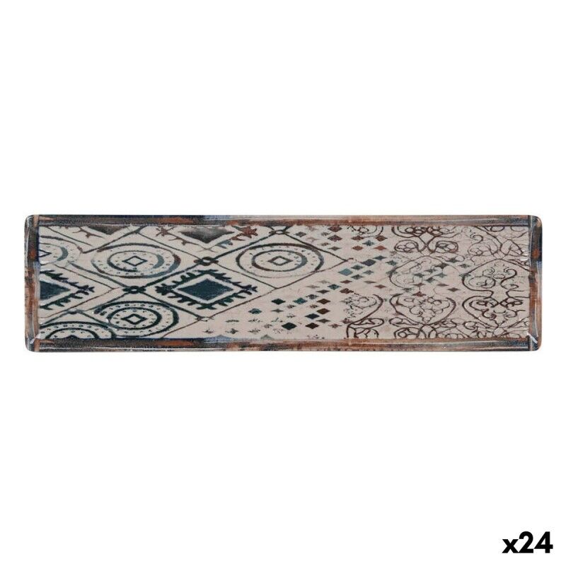 Teglia da Cucina La Mediterránea Grecia Porcellana Rettangolare 30 x 8 x 2 cm (24 Unità) Teglia da Cucina La Mediterránea Grecia Porcellana Rettangolare 30 x 8 x 2 cm (24 Unità)