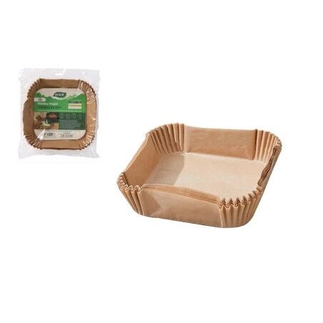 Carta per friggitrice ad aria Algon 24 cm Friggitrice senza Olio (24 Unità)