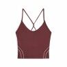 Canotta Donna Puma Studio Ultrabare Cro Marrone