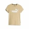 Maglia a Maniche Corte Donna Puma Ess Logo Beige