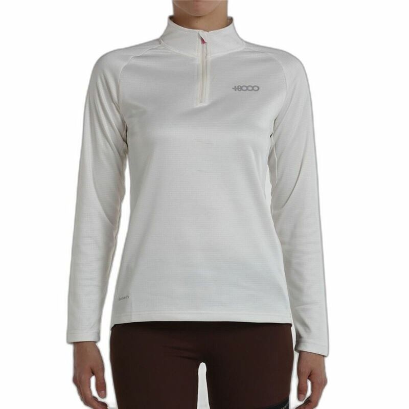 Maglia a Maniche Lunghe Donna +8000 Pagoeta Bianco Maglia a Maniche Lunghe Donna +8000 Pagoeta Bianco