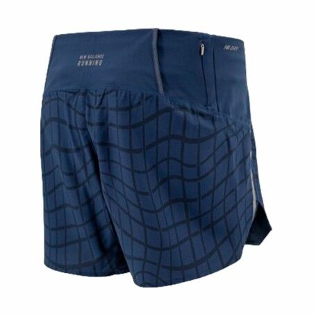 Pantaloncini Sportivi da Donna New Balance Valencia Marathon Azzurro