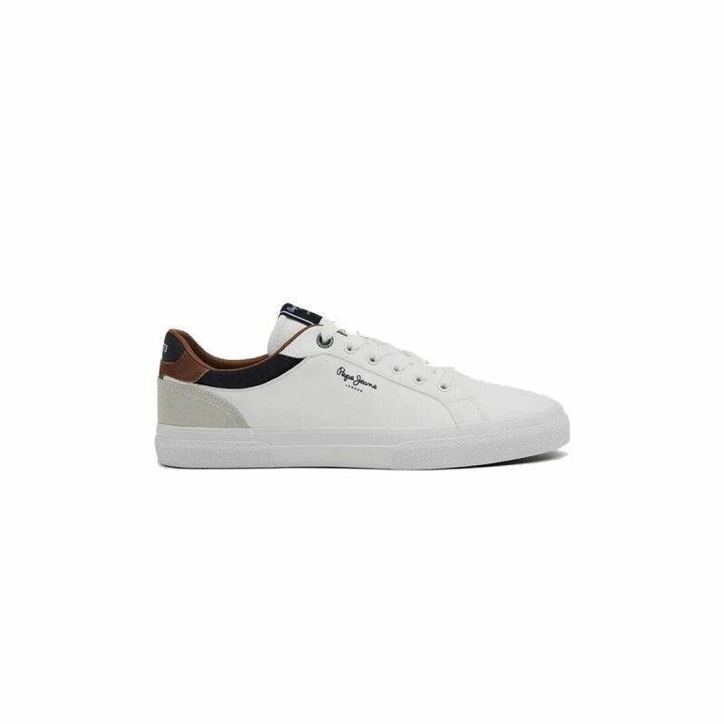 Scarpe Sportive per Bambini Pepe Jeans Kenton Court Bianco Scarpe Sportive per Bambini Pepe Jeans Kenton Court Bianco