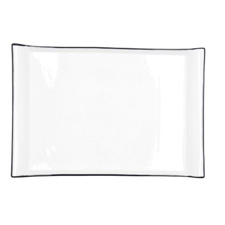 Vassoio per aperitivi Quid Gastro Bianco Ceramica 36 x 25 cm (6 Unità)
