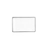 Vassoio per aperitivi Quid Gastro Bianco Nero Ceramica 20 x 13 x 2 cm (6 Unità)