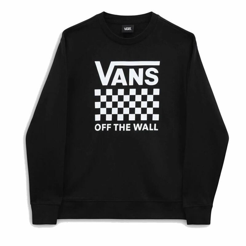 Felpa senza Cappuccio Donna Vans Lock Box Nero Felpa senza Cappuccio Donna Vans Lock Box Nero